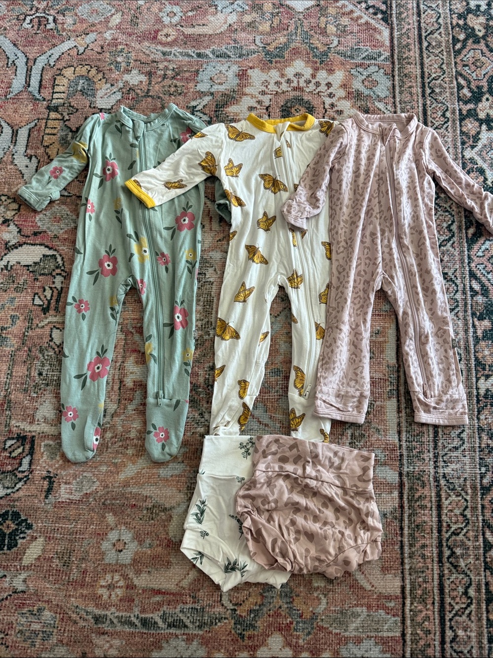 Kyte BABY Romper, Footie, Diaper Cover Bundle